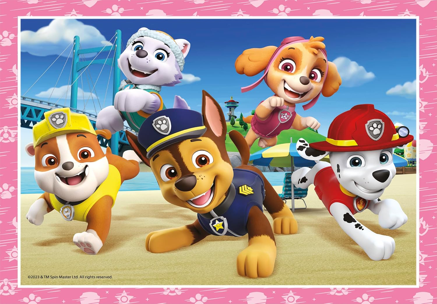 CLEMENTONI Supercolor — Puzzle 4 en 1 Paw Patrol 12, 16, 20, 24 pièces – Image 13