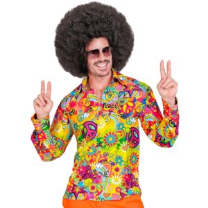W WIDMANN MILANO — Chemise homme style années 60 Flower Power