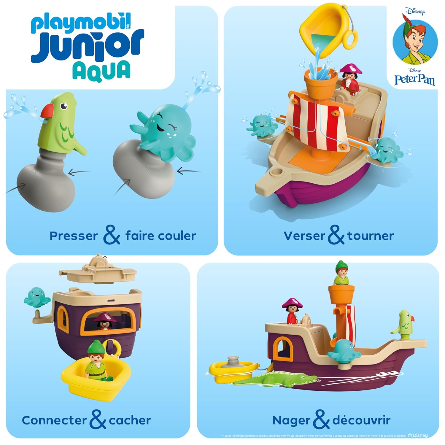 PLAYMOBIL Junior Disney — Bateau Pirate de Peter Pan – Image 4