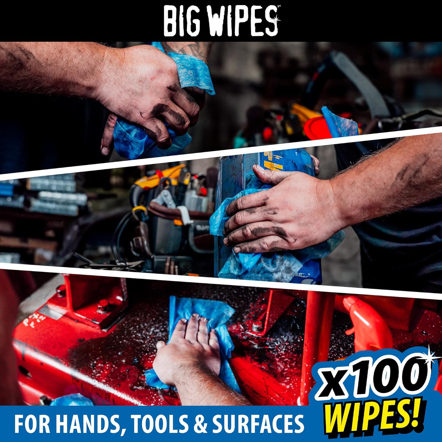 BIG WIPES — Lingettes de nettoyage ultra résistantes x100 – Image 40
