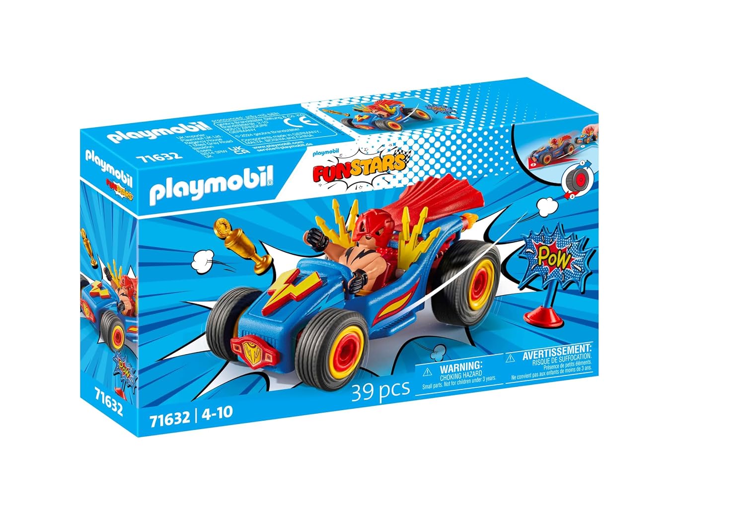 PLAYMOBIL Funstars 71632 — Catcheur et kart à rétrofriction – Image 43