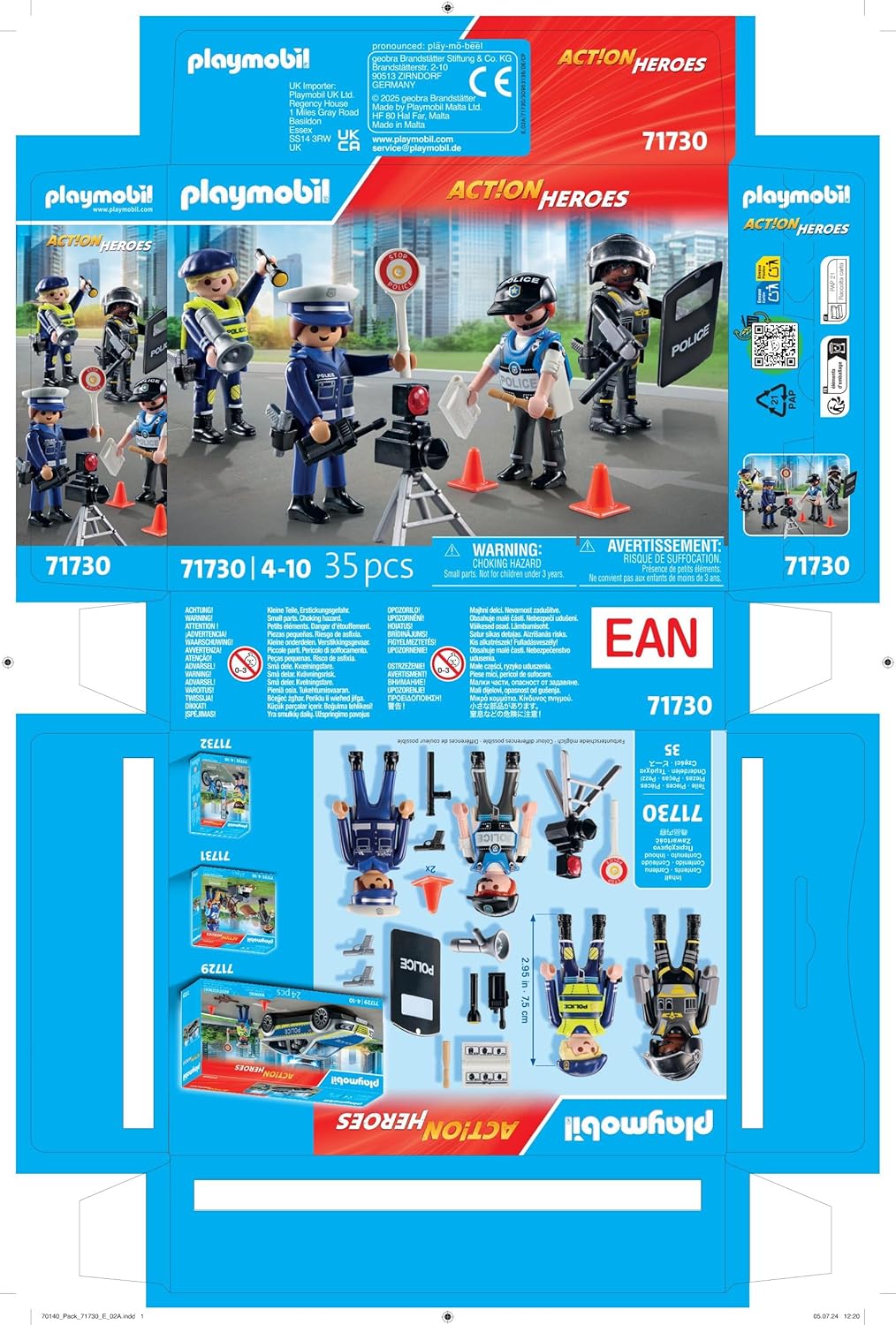 PLAYMOBIL Action Heroes — Set de Figurines de Police – Image 21