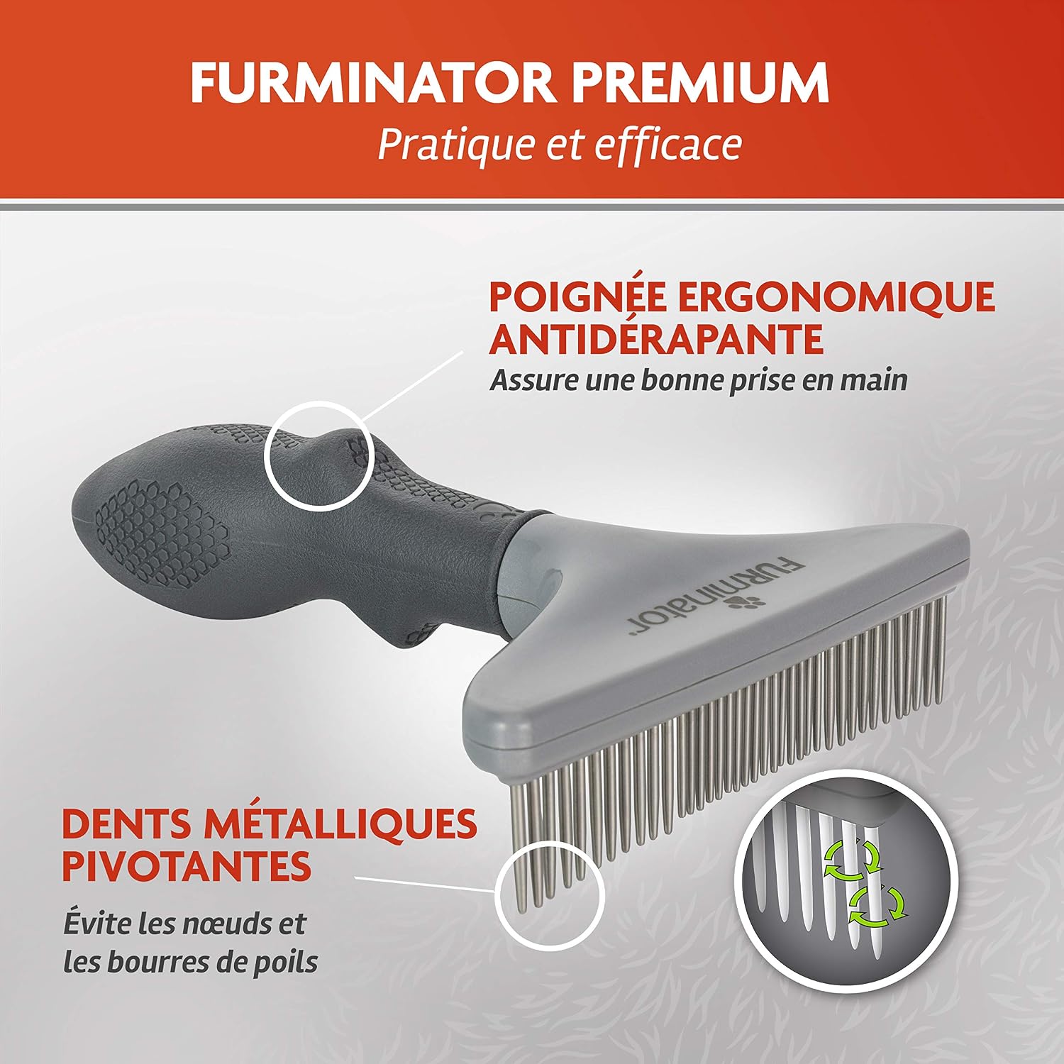 FURMINATOR — Râteau de Toilettage Démêlant chiens et chats – Image 11