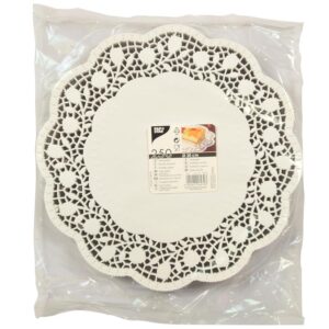 PAPSTAR — Lot de 250 napperons ronds en papier Ø 30 cm