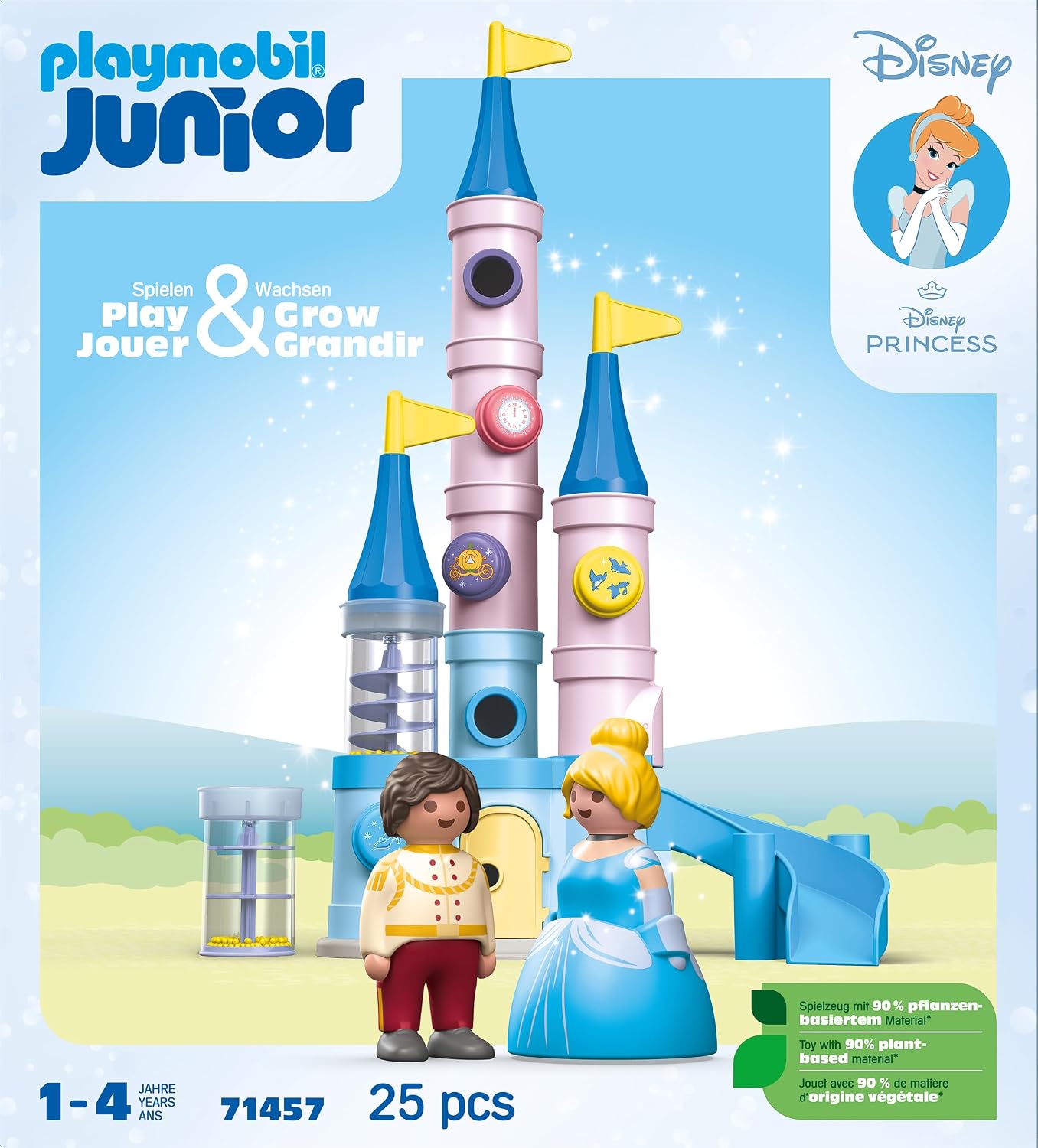 PLAYMOBIL Junior Disney — Château de Cendrillon avec toboggan – Image 13
