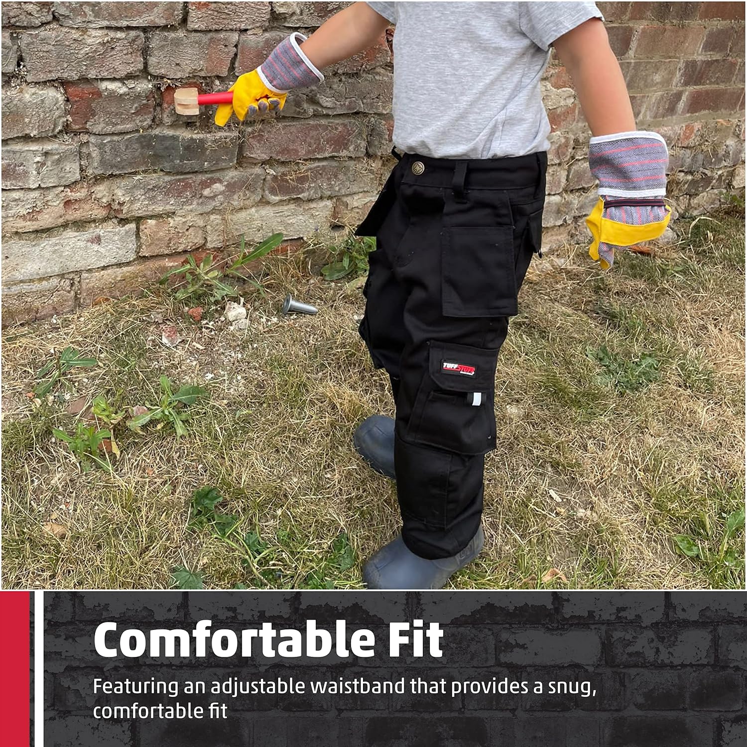 TUFFSTUFF 711J — Pantalon de travail enfant noir – Image 23