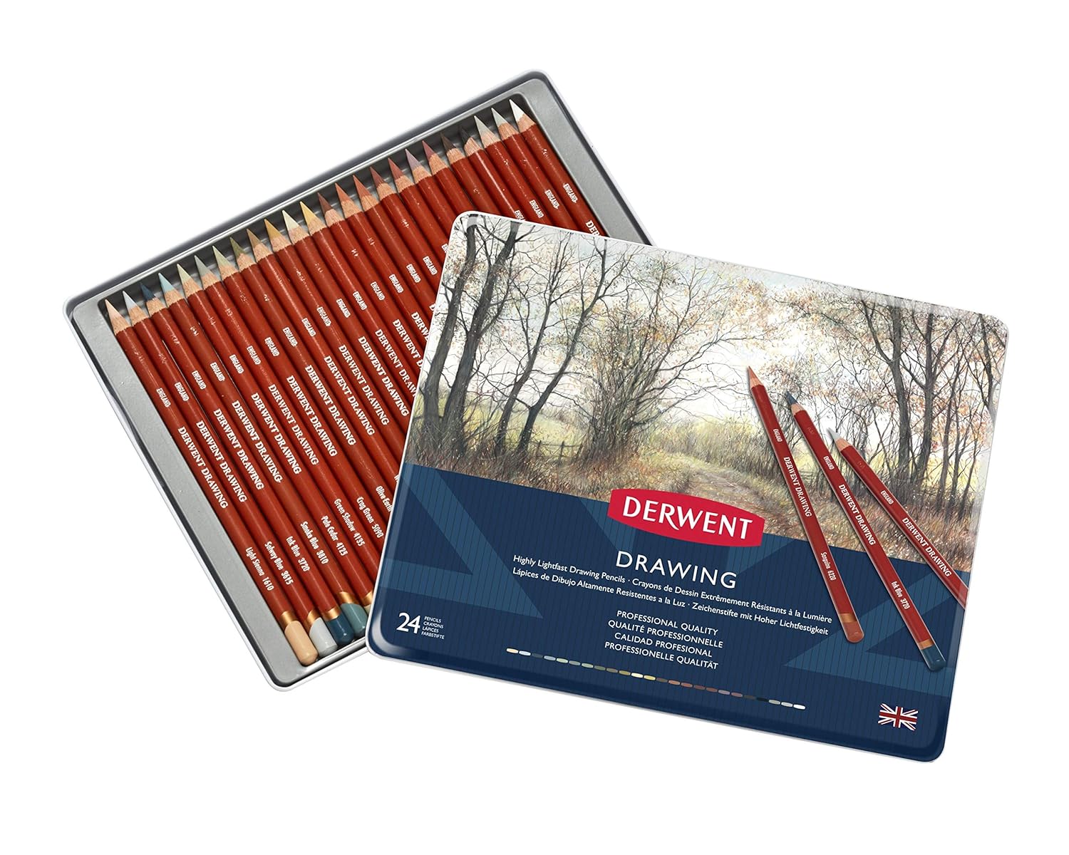 DERWENT Drawing — Set de 24 Crayons de couleur – Image 9
