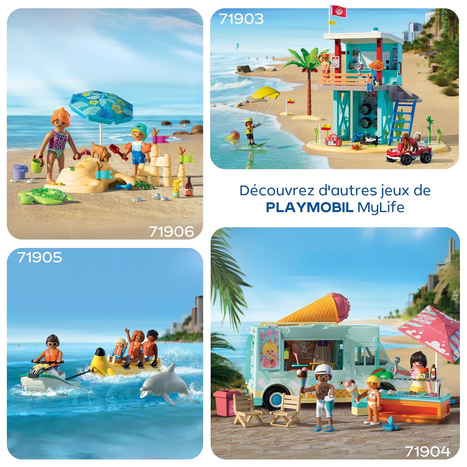 PLAYMOBIL Vacation on The Beach — Tour en Bateau Banane – Image 17