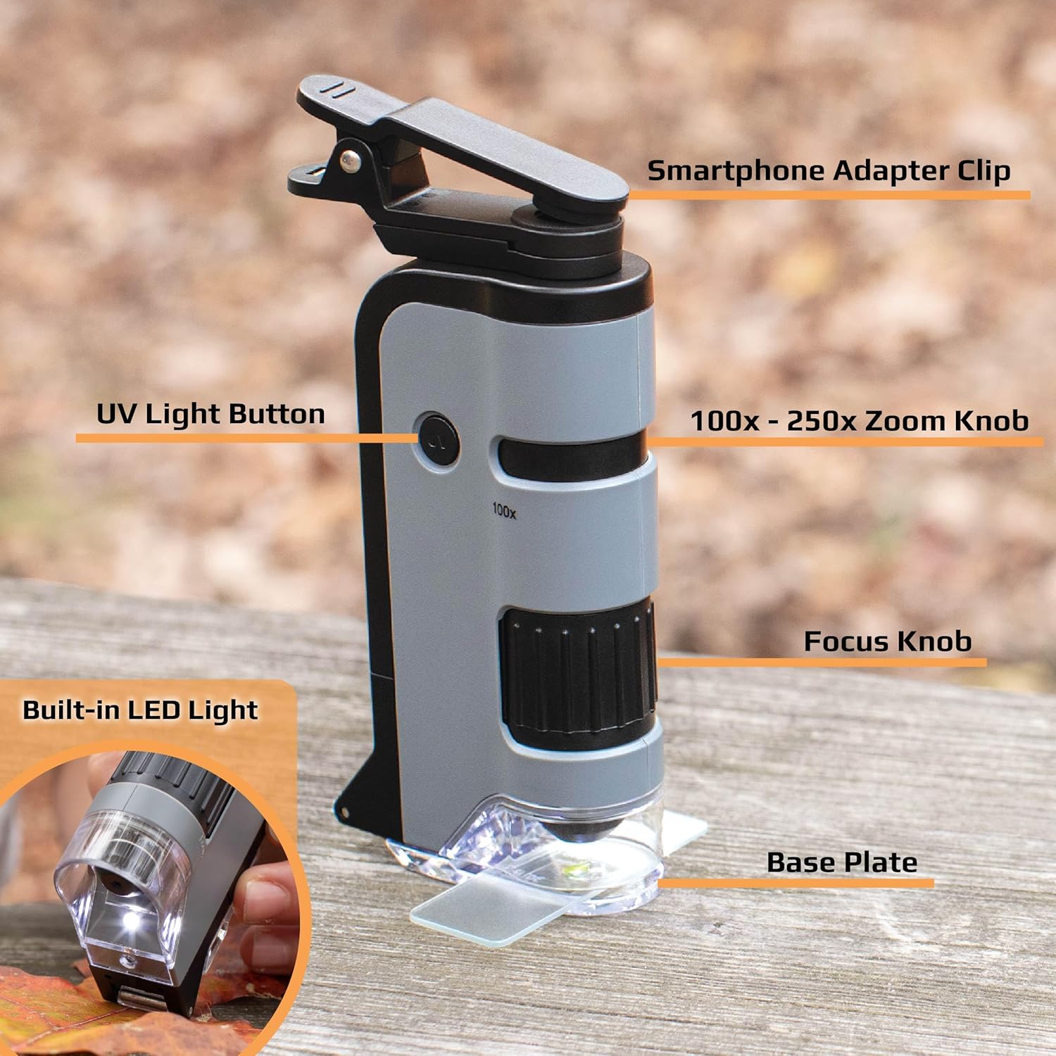 CARSON MicroFlip MP-250 — Microscope 100-250x UV et LED – Image 13