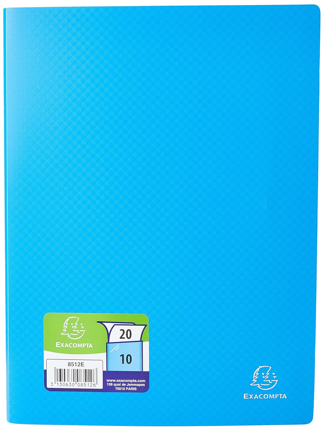 EXACOMPTA OPAK — Protège-documents 20 vues A4 bleu clair – Image 20