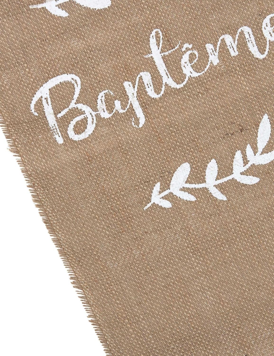 BAPTÊME — Chemin de table en toile de jute 28 cm x 5 m – Image 7