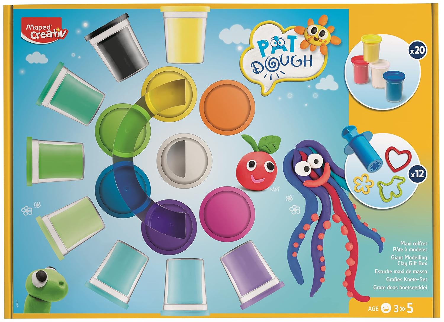 MAPED Creativ Pat'Dough — Coffret Pâte à Modeler x20 56g – Image 6