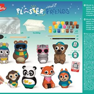 Alternative view of MAPED Creativ — Coffret de 8 Figurines en Plâtre Animaux