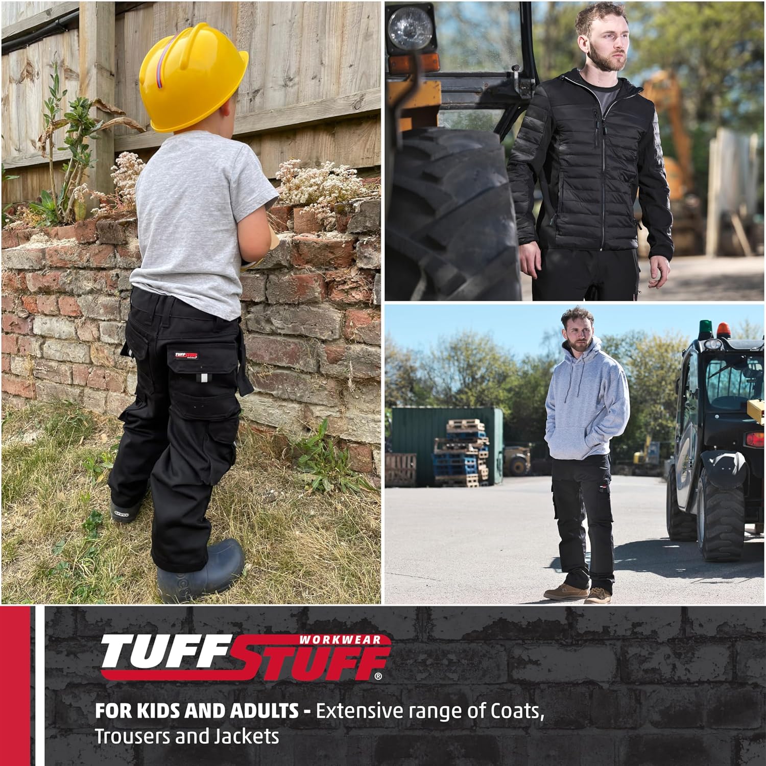 TuffStuff 711J-7/8 Pantalon de travail pour enfant, noir, 711J – Image 7