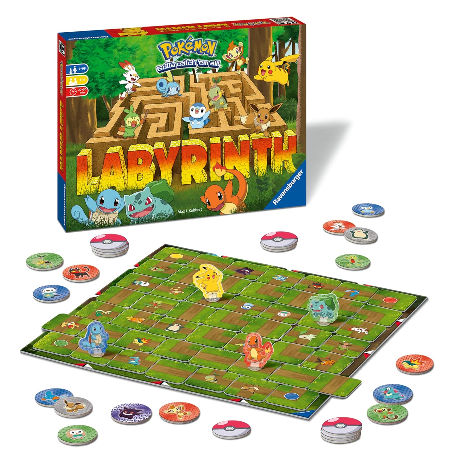 RAVENSBURGER Labyrinthe Pokémon — Jeu de réflexion 2 à 4 joueurs – Image 10
