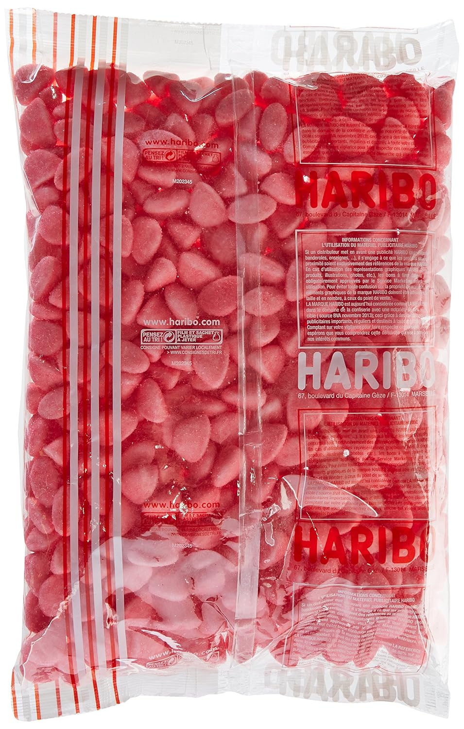 HARIBO Bonbon Gélifié Tagada Pink 1,5 kg - Lot de 2