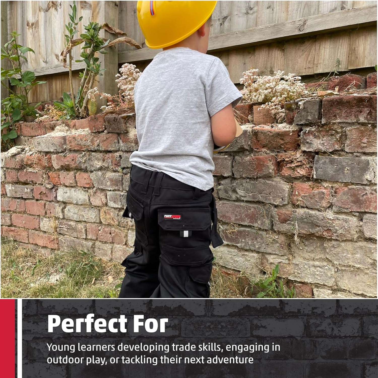 TuffStuff 711J-7/8 Pantalon de travail pour enfant, noir, 711J – Image 6