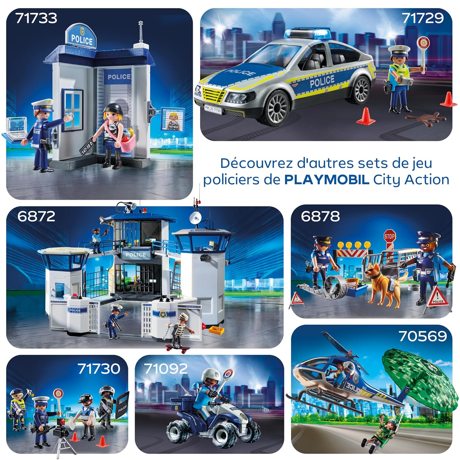 PLAYMOBIL Action Heroes — Centre de Commandement Police – Image 17