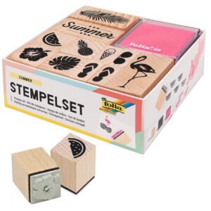 FOLIA — Ensemble de tampons multicolore