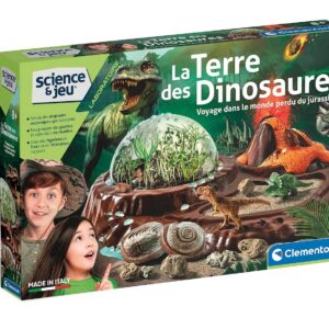 CLEMENTONI — Coffret Terrarium Jurassique Dinosaures