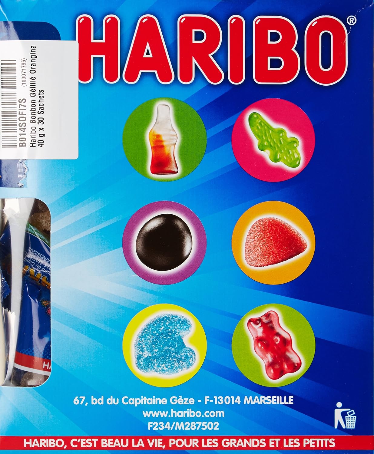 Haribo Bonbon Gélifié Orangina Pik 40 g x 30 Sachets – Image 5