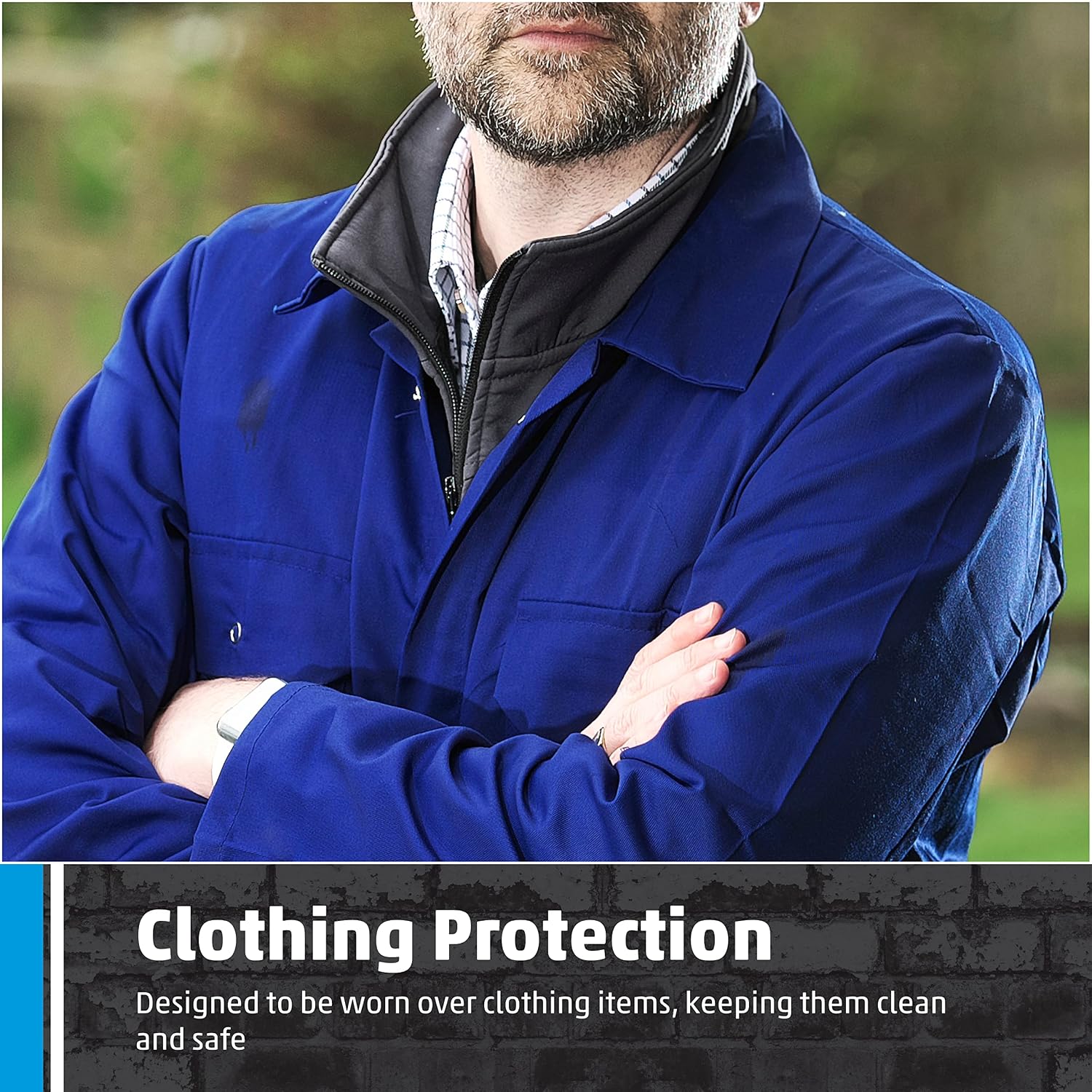CASTLE CLOTHING Workforce — Combinaison bleu marine M – Image 6