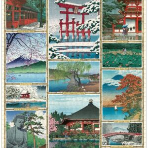 Alternative view of CAVALLINI — Puzzle 1000 Pièces Japanese Woodblocks