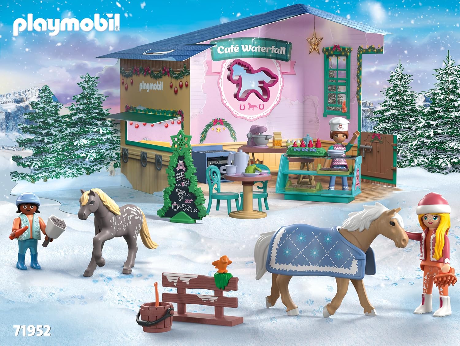 PLAYMOBIL — Pâtisserie de Noël au café équestre – Image 4