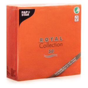 PAPSTAR Royal Collection — Lot de 50 serviettes 40 x 40 cm