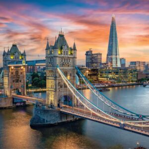 Alternative view of CLEMENTONI — Puzzle Londres au crépuscule 1500 pièces
