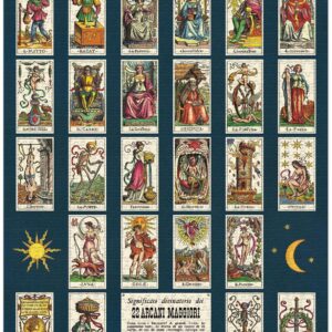 Alternative view of CAVALLINI — Puzzle Vintage Tarot 1000 pièces