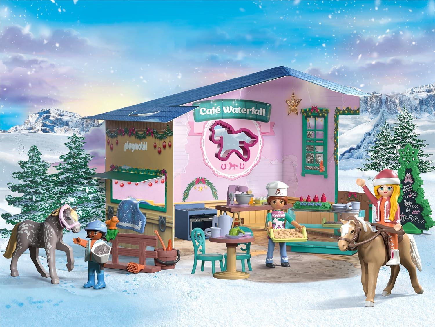 PLAYMOBIL — Pâtisserie de Noël au café équestre – Image 10