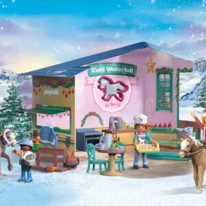 Alternative view of PLAYMOBIL — Pâtisserie de Noël au café équestre