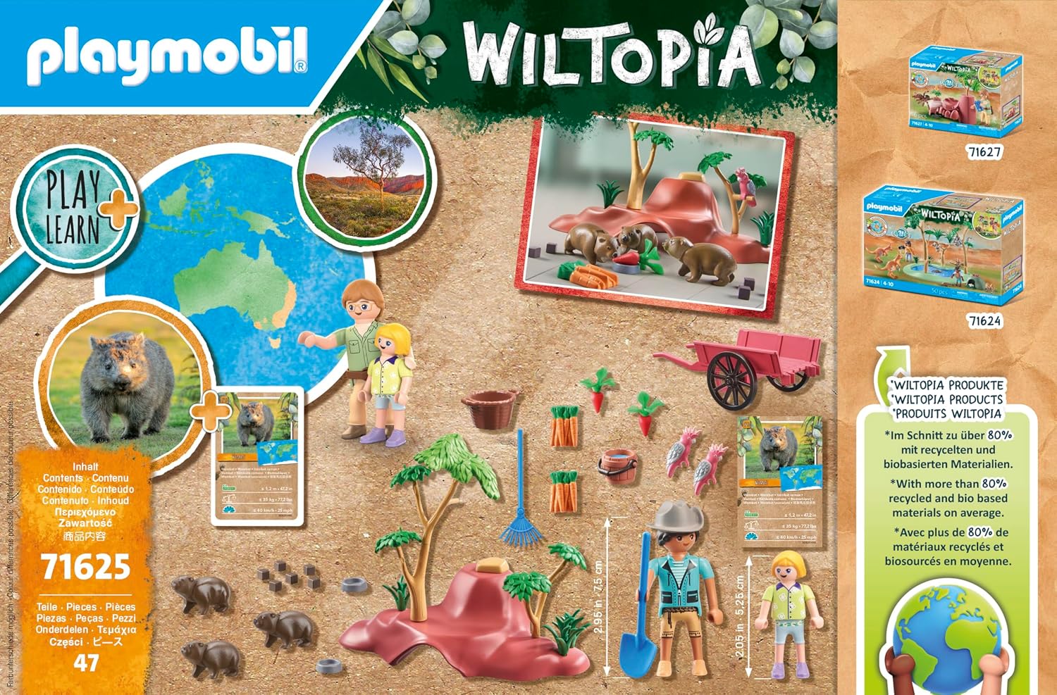 PLAYMOBIL Wiltopia 71625 — Terriers de Wombats – Image 5