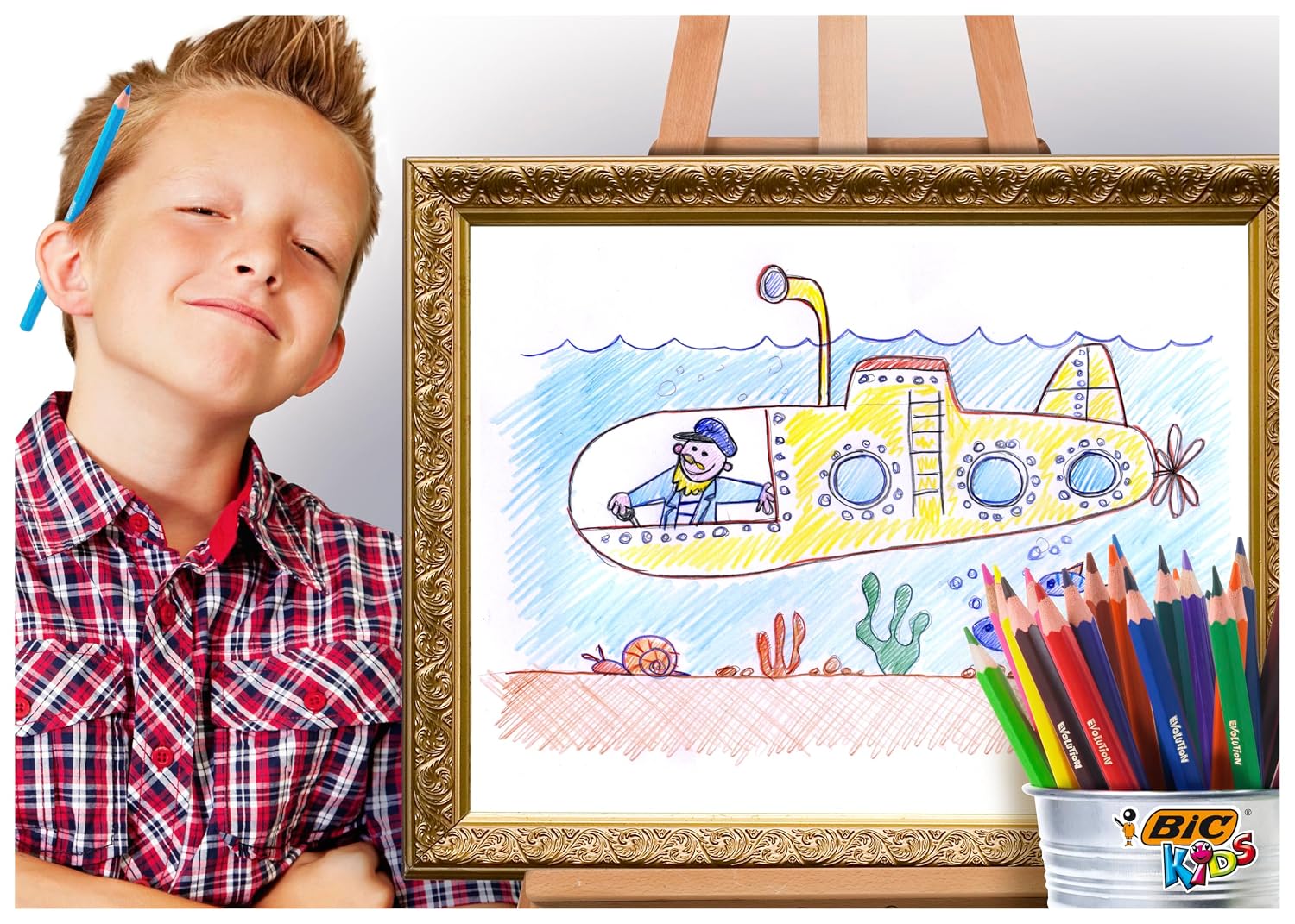 BIC Kids Evolution ECOlutions — Pot de 60 Crayons de Couleur – Image 5