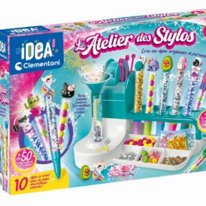 CLEMENTONI — Coffret Créatif 10 Stylos à Personnaliser