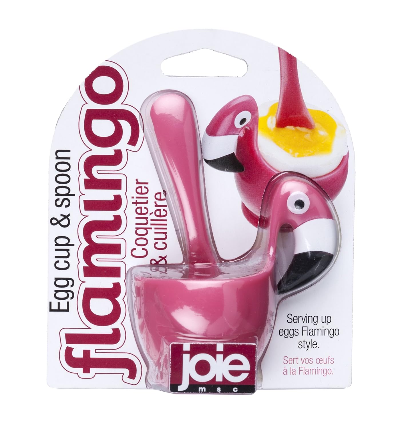 JOIE — Coquetier Flamant Rose avec cuillère – Image 2