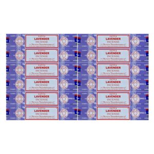 SATYA Série — Encens Lavande lot de 12 boîtes