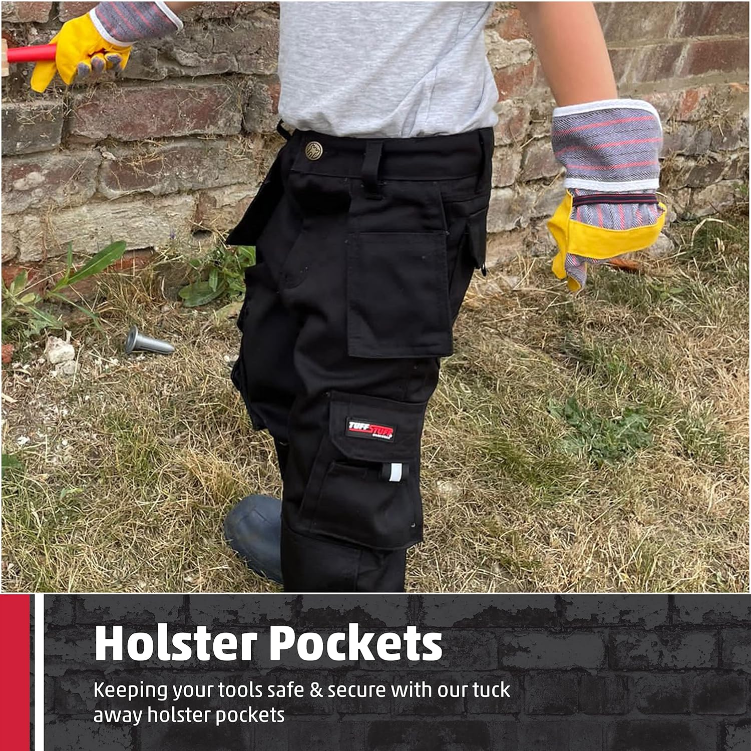 TUFFSTUFF 711J — Pantalon de travail enfant noir – Image 37