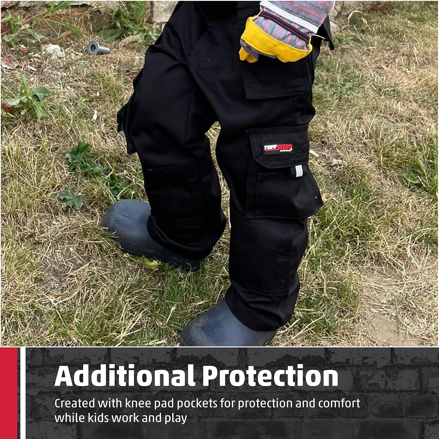 TUFFSTUFF 711J — Pantalon de travail enfant noir – Image 38