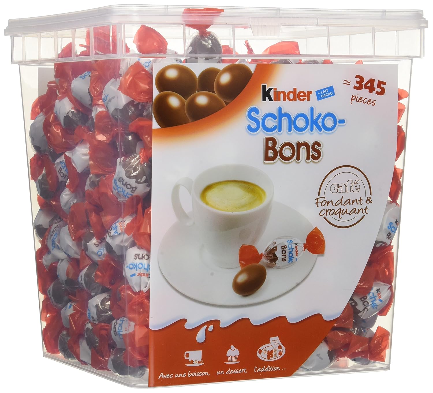 Kinder - Box Kinder Schoko-Bons - Environ 345 pièces - 2 kilos