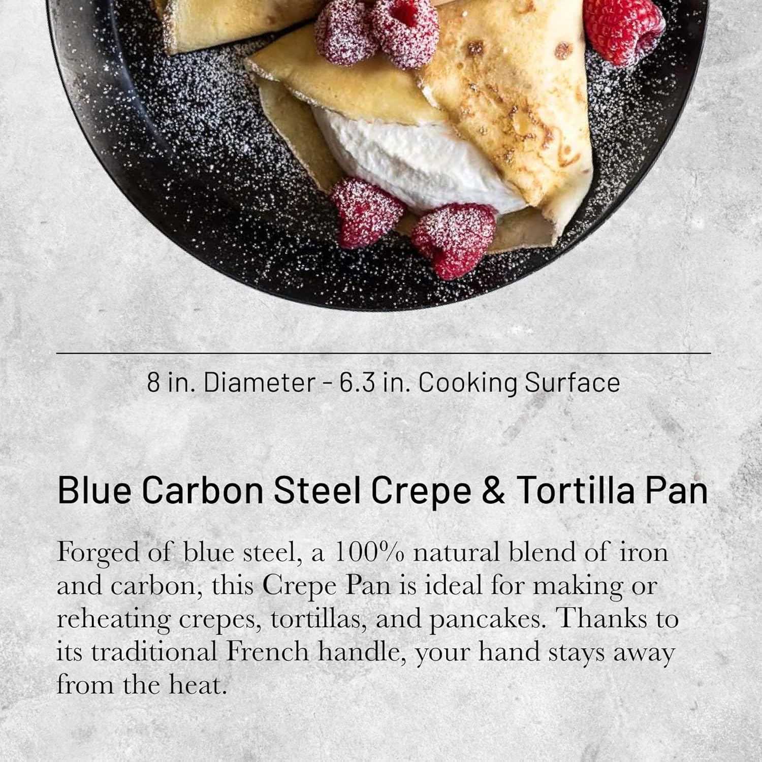 DE BUYER Force Blue — Poêle à crêpes acier 20 cm – Image 43