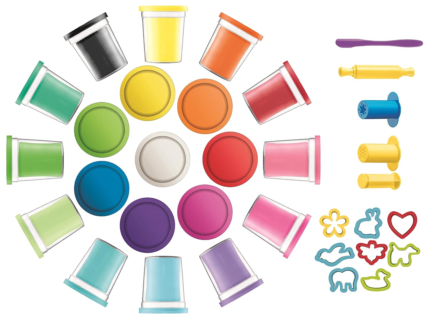 MAPED Creativ Pat'Dough — Coffret Pâte à Modeler x20 56g – Image 5