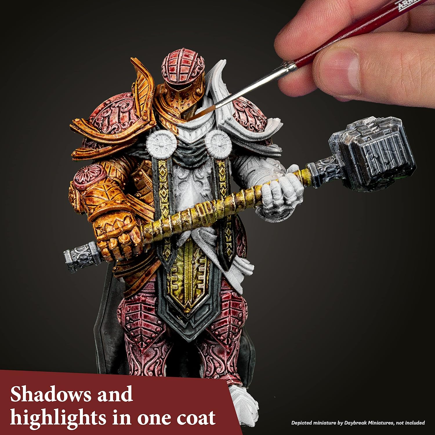 The Army Painter, Speedpaint 2.0 Metallics Set Combo, 10 x 18 ml Peinture Acrylique Métalliques, y compris 1 Pinceaux - Pour Peinture de Figurine Warhammer et Donjon et Dragon – Image 21