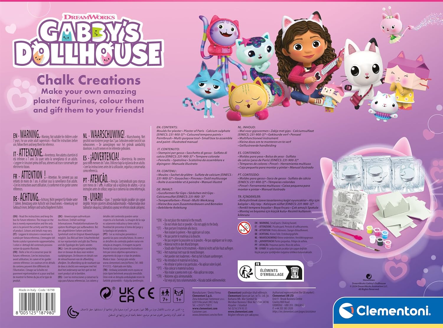 CLEMENTONI Gabby et la Maison Magique — Coffret Moulage Plâtre – Image 4