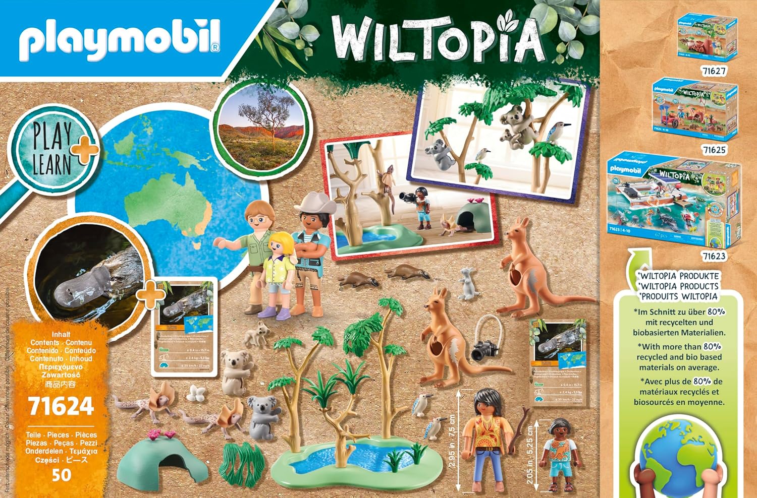 PLAYMOBIL Wiltopia 71624 — Explorateurs et animaux australiens – Image 48