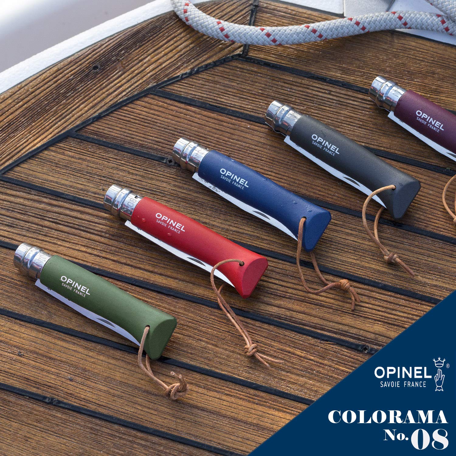 OPINEL — Couteau de poche rouge – Image 5