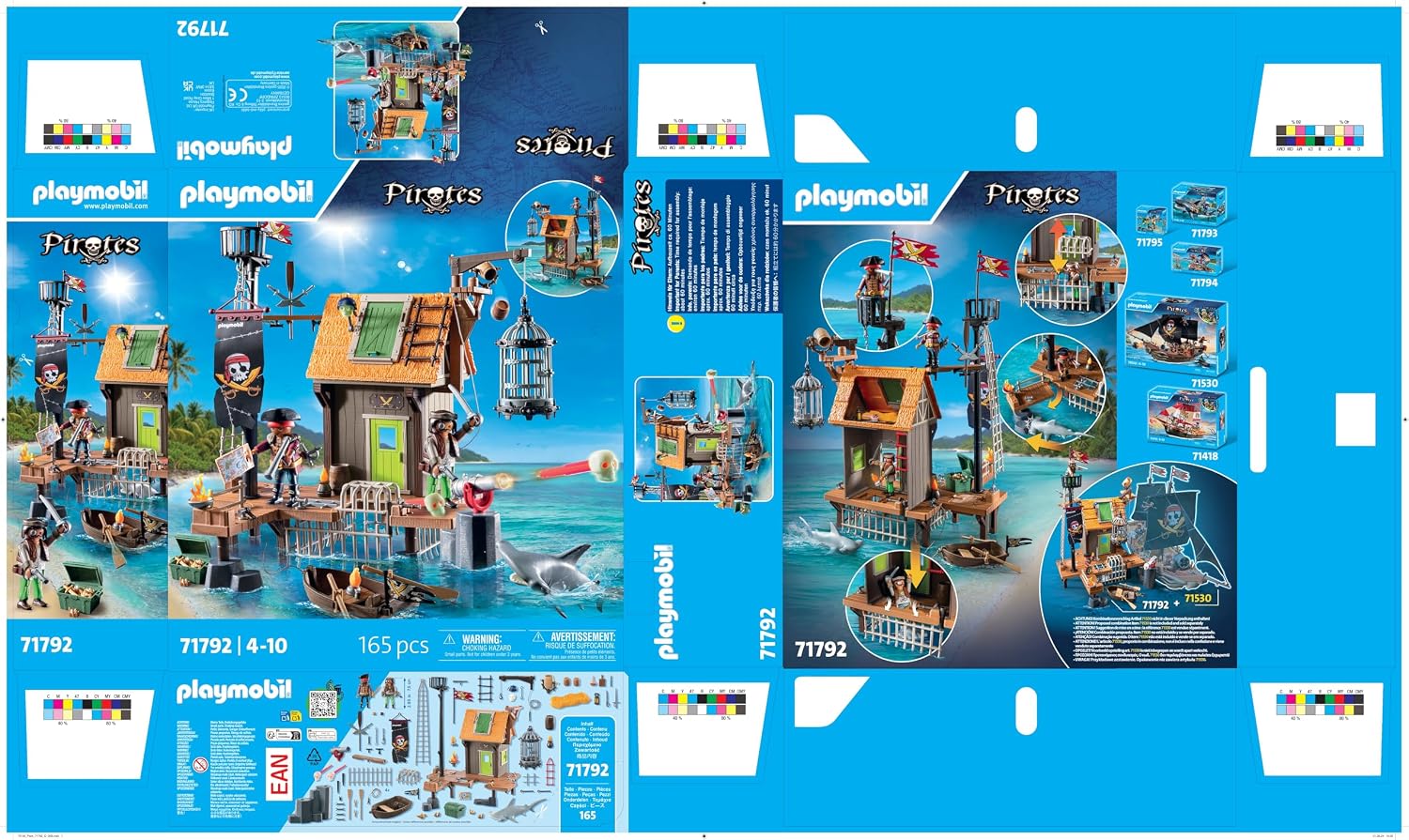 PLAYMOBIL Pirates — Port Pirate avec Prison de Corsaires – Image 21