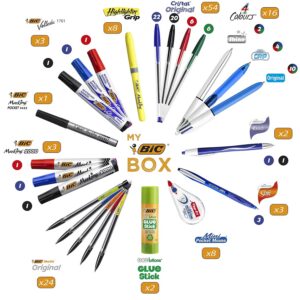 Alternative view of BIC My BIC Box — Boîte de 124 Produits d'Écriture