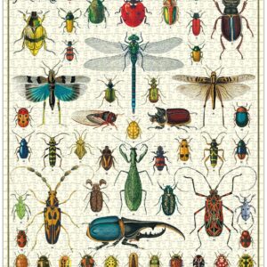 Alternative view of CAVALLINI — Puzzle 1000 pièces Insectes vintage
